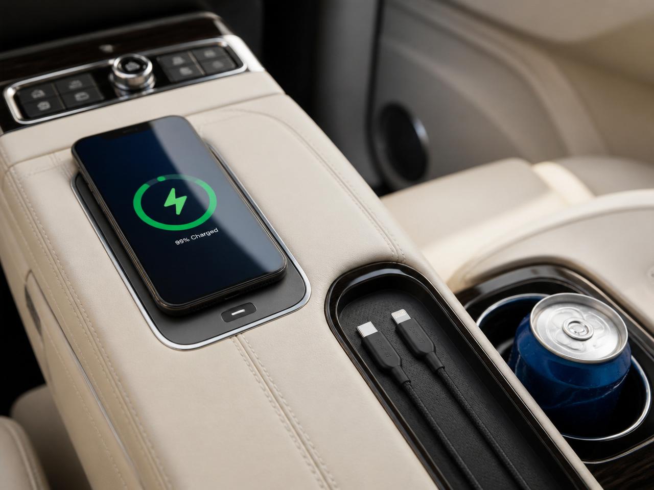 Chargeurs USB-C et Lightning certifiés à bord.